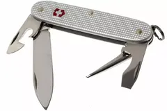 Фото Швейцарский складной нож Victorinox Pioneer, сталь X55CrMo15, рукоять алюминиевый сплав Alox, серый