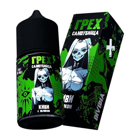 Жидкость Грех & Сaмоубийца Salt 2% Extra HARD 30 ml - Киви с Яблоком