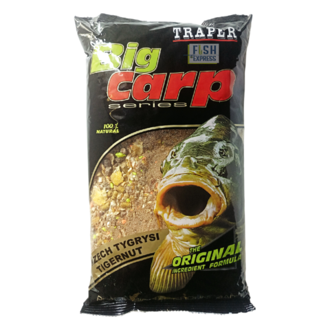 Прикормка TRAPER Big Carp 1kg Orzech tygrysi (Крупный карп тигровый орех)