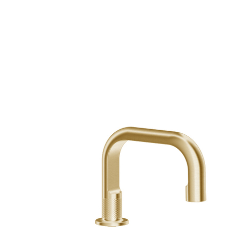 Gessi Inciso 58091#246 Отдельно стоящий излив 140мм, h=145мм , цвет: золото