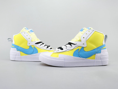 Sacai x Nike Blazer 'White/Yellow/Blue' 