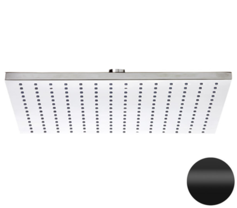 Remer 359SSLNOX Верхний душ 30см, цвет: чёрный