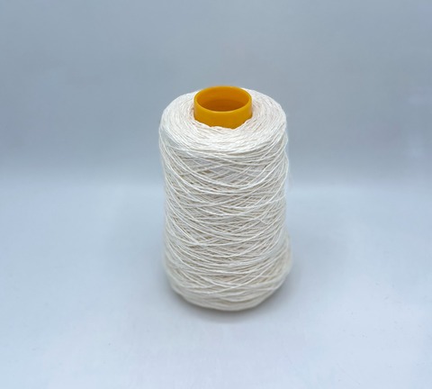Бобинная пряжа (пр.Италия), art-Canapa, 240м/100гр, 100%Конопля, цвет-Молочный,арт.33088