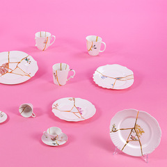 Десертная тарелка Kintsugi
