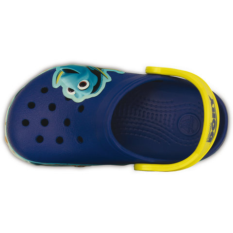 Сабо Crocs clogk Croslights Dory светящиеся рыбка Дори