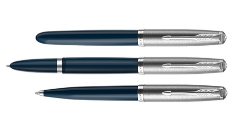 Ручка перьевая Parker 51 Core, Midnight Blue CT, F (2123504)