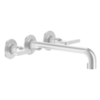 Gessi Inciso 58092#031 Встраиваемый смеситель для раковины на 3 отверстия с изливом 255-235мм (внешние части), цвет: хром