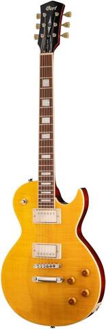 Электрогитара, цвет янтарь, CORT CR250-ATA Classic Rock