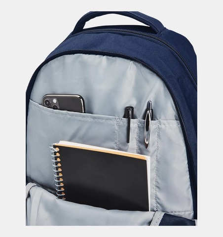 Картинка рюкзак городской Under Armour Hustle 5.0 Backpack синий - 7