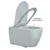 Berges Novum Mascon L3 043216 Инсталляция с унитазом, клавиша хром