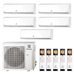 Мульти сплит система Electrolux на 5 комнат (21+21+21+21+21 кв.м) HM FMI