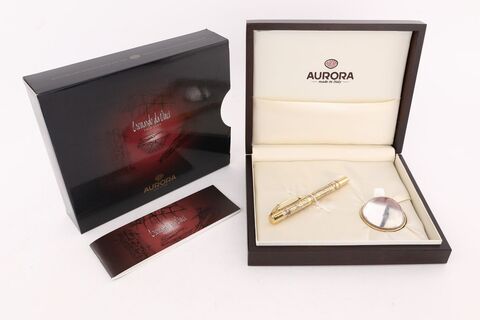 Ручка перьевая Aurora Leonardo da Vinci Gold GT, F (AU-939F)
