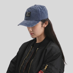 Бейсболка Alpha Industries Battlewash Cap Rep. Blue (Синяя)