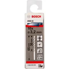 Сверло по металлу HSS-G 4 мм BOSCH 2608595059