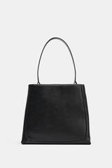 ZARA СУМКА НА ПЛЕЧО, ЧЕРНЫЙ