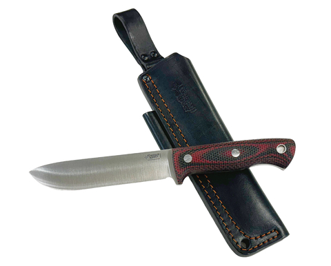 Нож Кедр L Южный Крест, сталь Elmax, микарта красно-черная, 236.1654 конв.