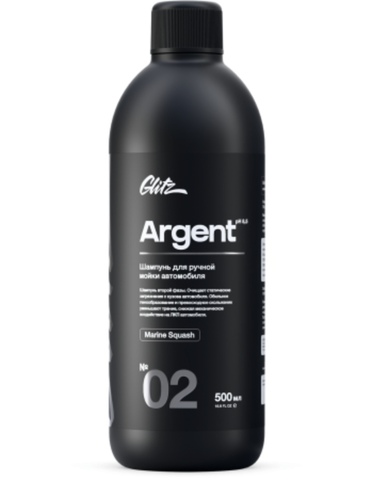 GLITZ 02 Argent - Шампунь для ручной мойки автомобиля 500 мл