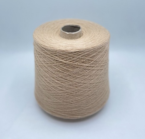 Бобинная пряжа (пр.Италия).art-Camello 800м/100гр, 100%Верблюд, цвет-Бежевый, арт.27572