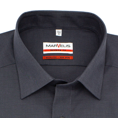 Классическая сорочка Marvelis Modern Fit 4704/64/68 темно-серая