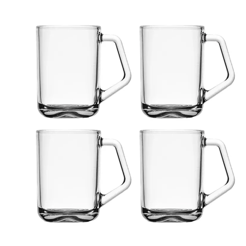 Набор стеклянных кружек Glasslock RM438-4 (350ml х 4)