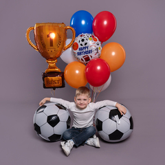 Шар К Фигура, Кубок Чемпиона №1, Золото, 40''/102 см, 1 шт.