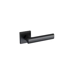 Дверная ручка Comit Profil Doors Pent на розетке RO54 чёрная матовая