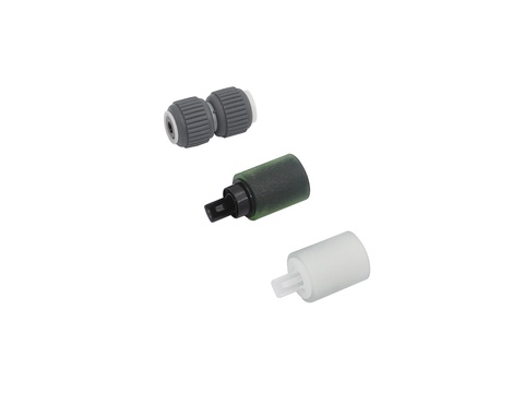 Запчасть подачи бумаги CET CET511038 FL1-3120, FC0-9450, FC0-9631, DADF-BA1, DADF-AQ1, DADF-AV1 комплект роликов ADF: ролик подачи ADF FC0-9450 1шт., ролик отделения FC0-9631 1шт., ролик подхвата ADF FL1-3120 1шт. - купить в компании MAKtorg