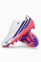 Бутсы adidas F50 Club Hyperfast Velcro FG/MG Junior - белый
