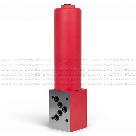 Фото DFZBH/HC110QС5D1.X/-L24 - Фильтр модульного монтажа CETOP5 (Ду10), 5 мкм, 320 бар, электро-визуальный индикатор загрязнения