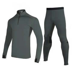 Термобелье Emersongear Zippered Breathable Warm Suit Underwear Greyish Green