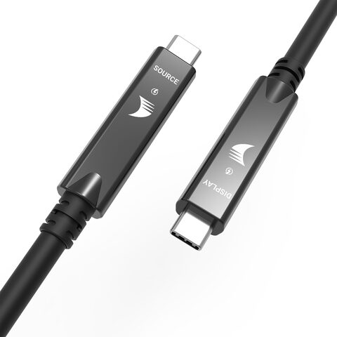 Активный оптический кабель USB-C – USB-C 10 м WyreStorm CAB-UAOC-USBC-10 — фото 3