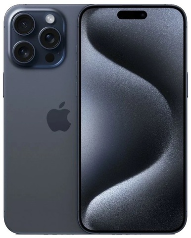 Смартфон Apple iPhone 15 Pro Max 1ТБ (nano-SIM и eSIM), Синий титан | Blue Titanium