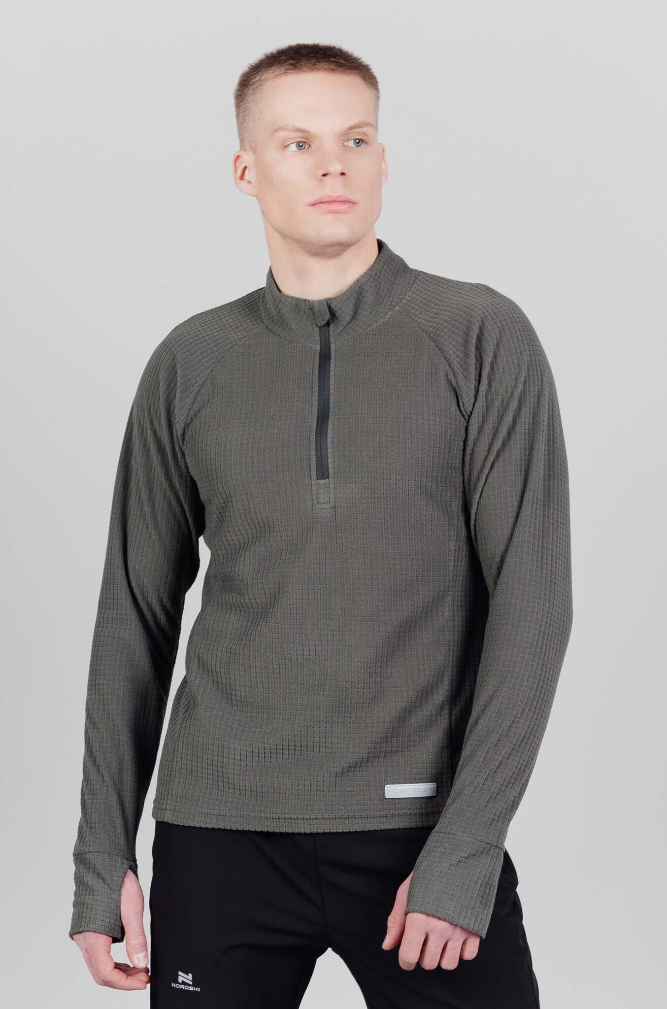 Мужской спортивный лонгслив Nordski Pro Energy Dark Mint - 2