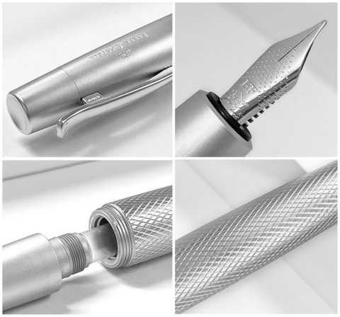 Ручка-роллер Faber-Castell E-Motion Pure Silver (148675)