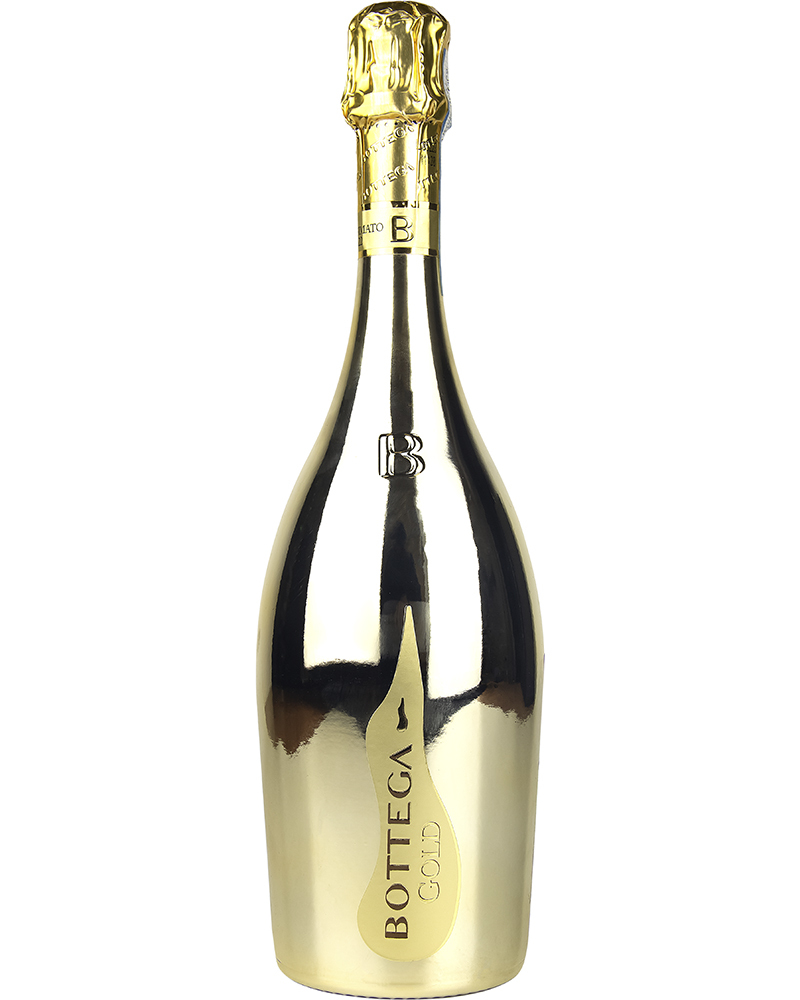 Вино Bottega Gold Белое Игристое Просекко Брют 11%, 0,75л, в подарочной упаковке, Италия