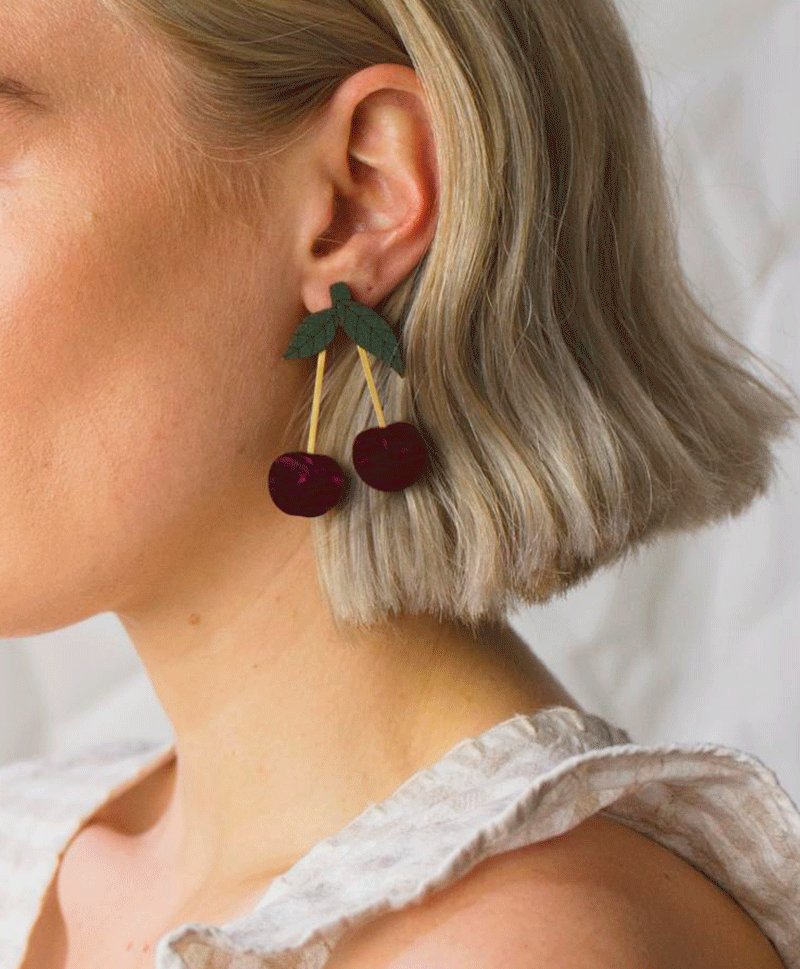 Серьги Cherry Earrings