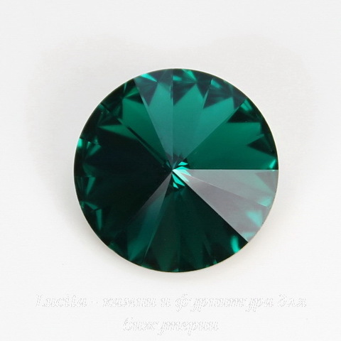 1122 Rivoli Ювелирные стразы Сваровски Emerald (14 мм)