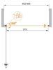 Cezares Eco ECO-O-B-1-90-C-CR Дверь душевая в нишу, цвет: хром