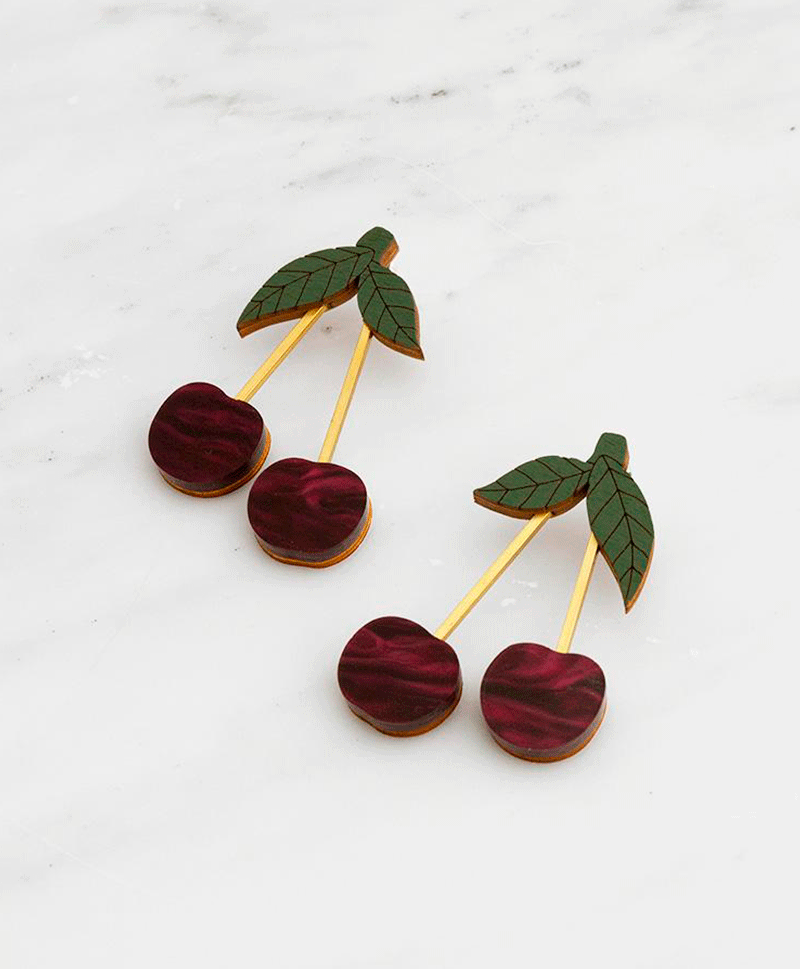 Серьги Cherry Earrings