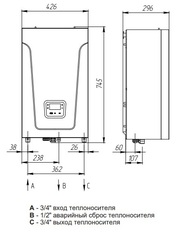 Baxi Ampera Plus 14 котёл электрический настенный (E8403214--)