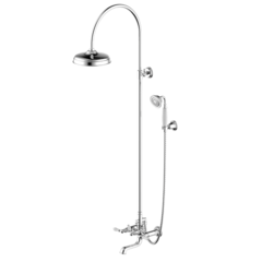 ДУШЕВАЯ КОЛОННА СО СМЕСИТЕЛЕМ ДЛЯ ВАННЫ BRAVAT ART F65193CP-A2-RUS