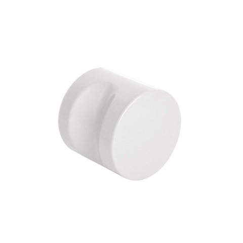 Ручка-кнопка AJAX CABIN PVC WH (белый) /59119/