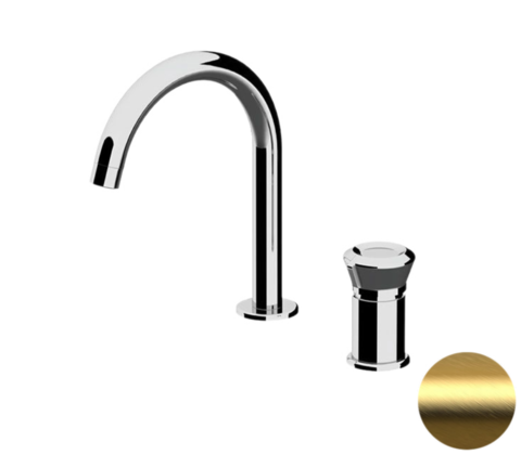 Remer Element ET57BG Смеситель для раковины, цвет: золото брашированное
