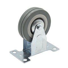 Колесо неповоротное платформенное крепление, d-75мм (РемоКолор) 71-0-076
