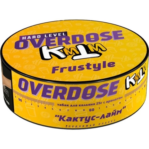 М. Табак для кальяна Overdose Кактус-лайм, 100г.