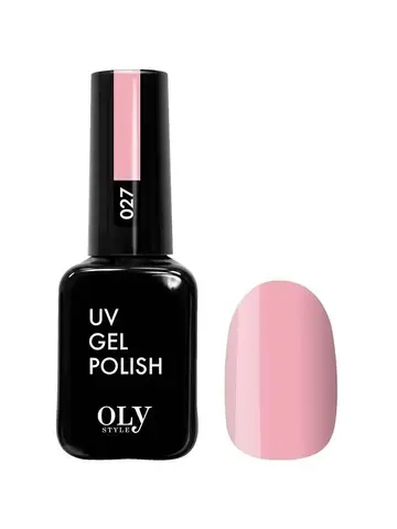 OLYSTYLE Гель-лак для ногтей тон 027 светло-розовый