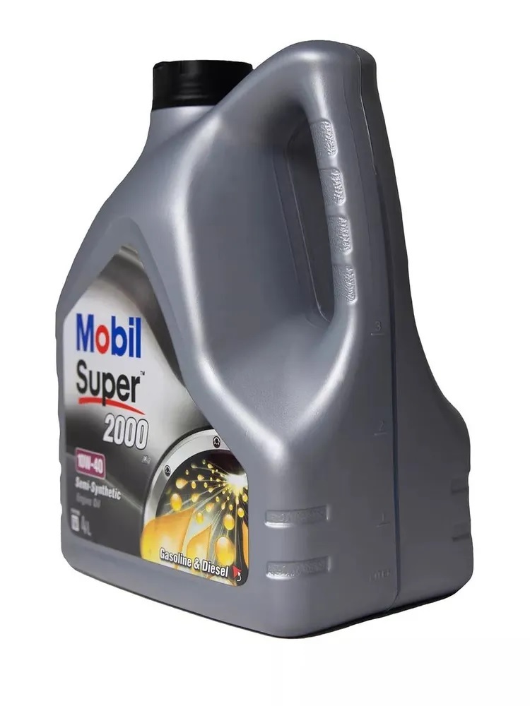 Моторное масло Mobil Super 2000 X1 10W40 полусинтетическое 4л