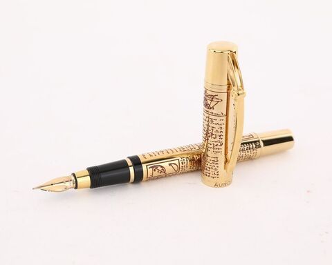 Ручка перьевая Aurora Leonardo da Vinci Gold GT, F (AU-939F)
