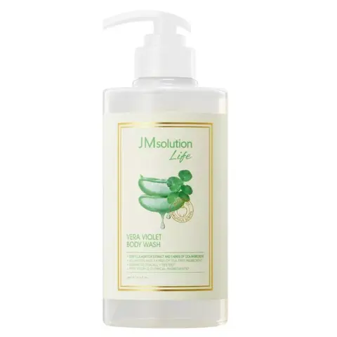 Гель для душа с комплексом успокаивающих экстрактов LIFE VERA VIOLET BODY WASH, 500 мл