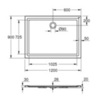 GROHE 39308000 Душевой поддон прямоугольный